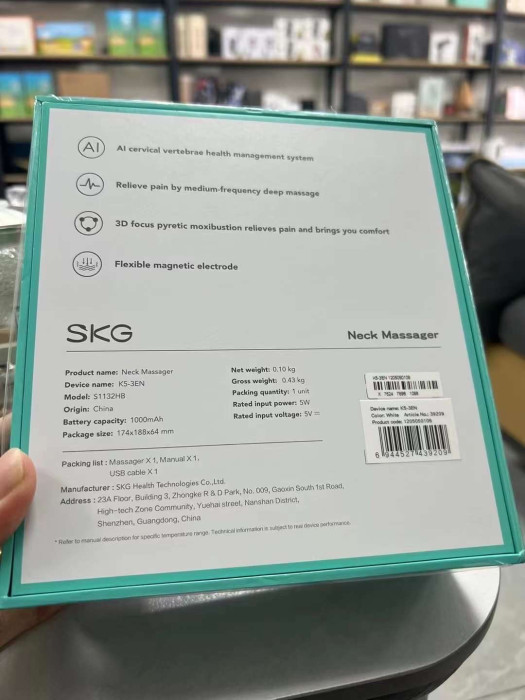 Máy Massage cổ Xiaomi SKG K5-3EN , hàng mới tinh Fulbox