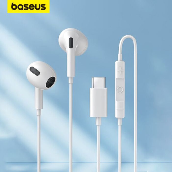 Tai Nghe Type-C Baseus Encok lateral in-ear Wired Earphone C17 Cho Smartphone & iPad Pro