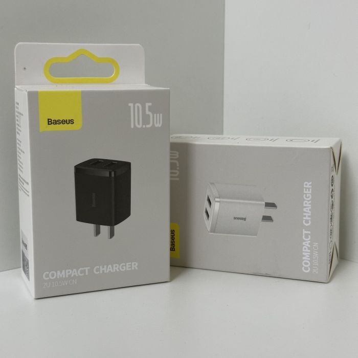 Củ Sạc Baseus Compact Charger 2 Cổng USB 10.5W