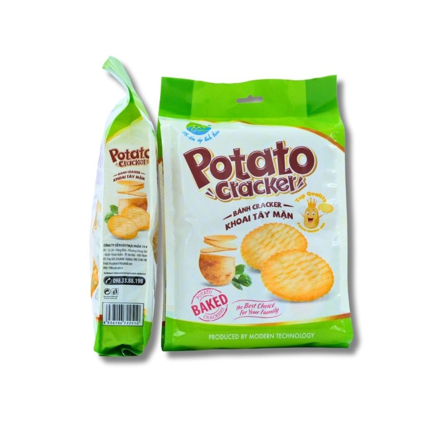 Bánh Cracker Khoai Tây Mặn - Túi 240G