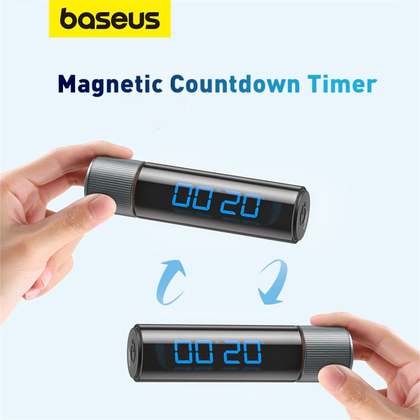Đồng Hồ Báo Thức Hẹn Giờ Đếm Ngược Màn Hình Kỹ Thuật Số Baseus Heyo Series Magnetic Countdown Timer