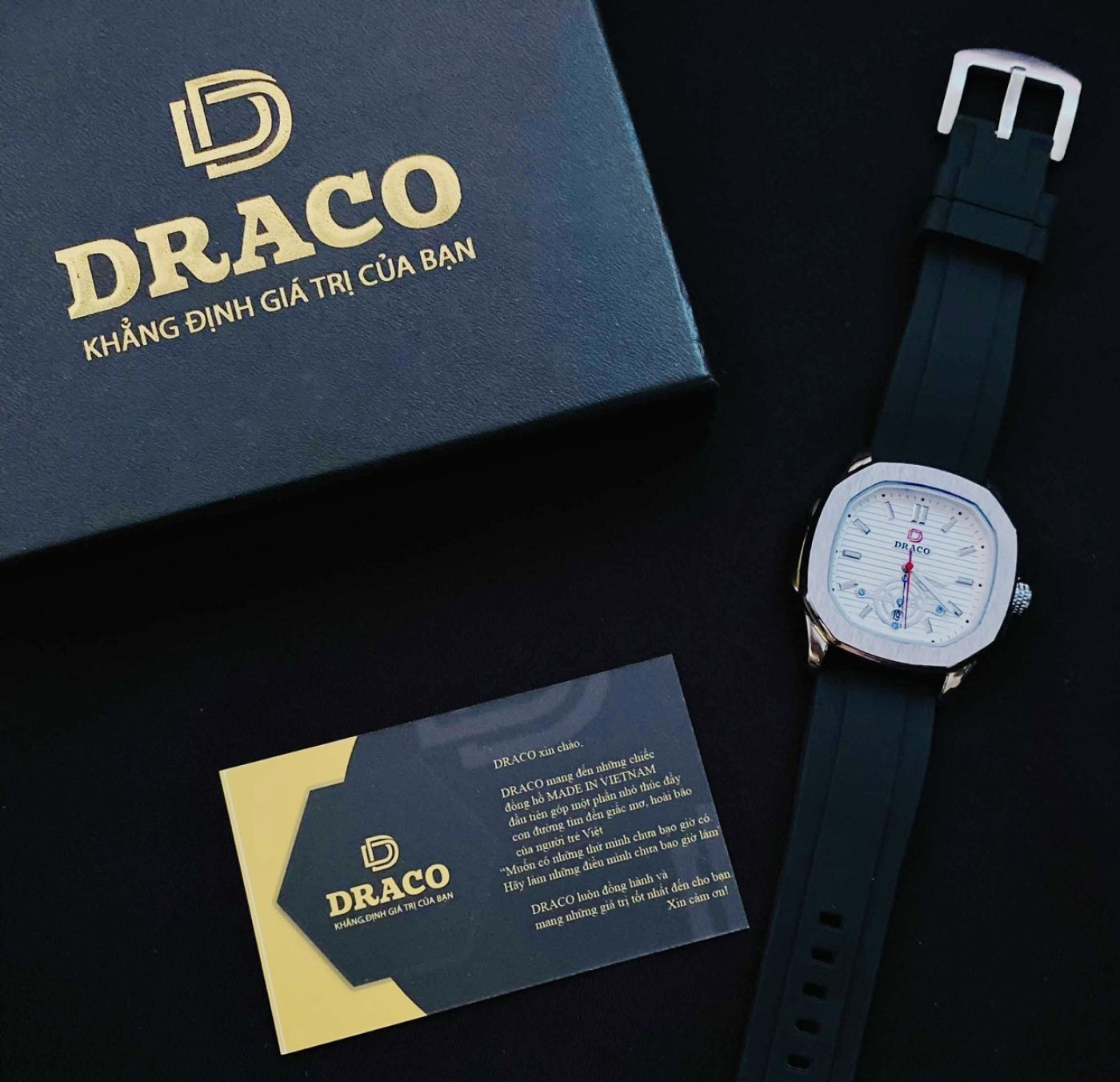 Đồng hồ DRACO D22-DD06 – “Decision” Mầu Silver