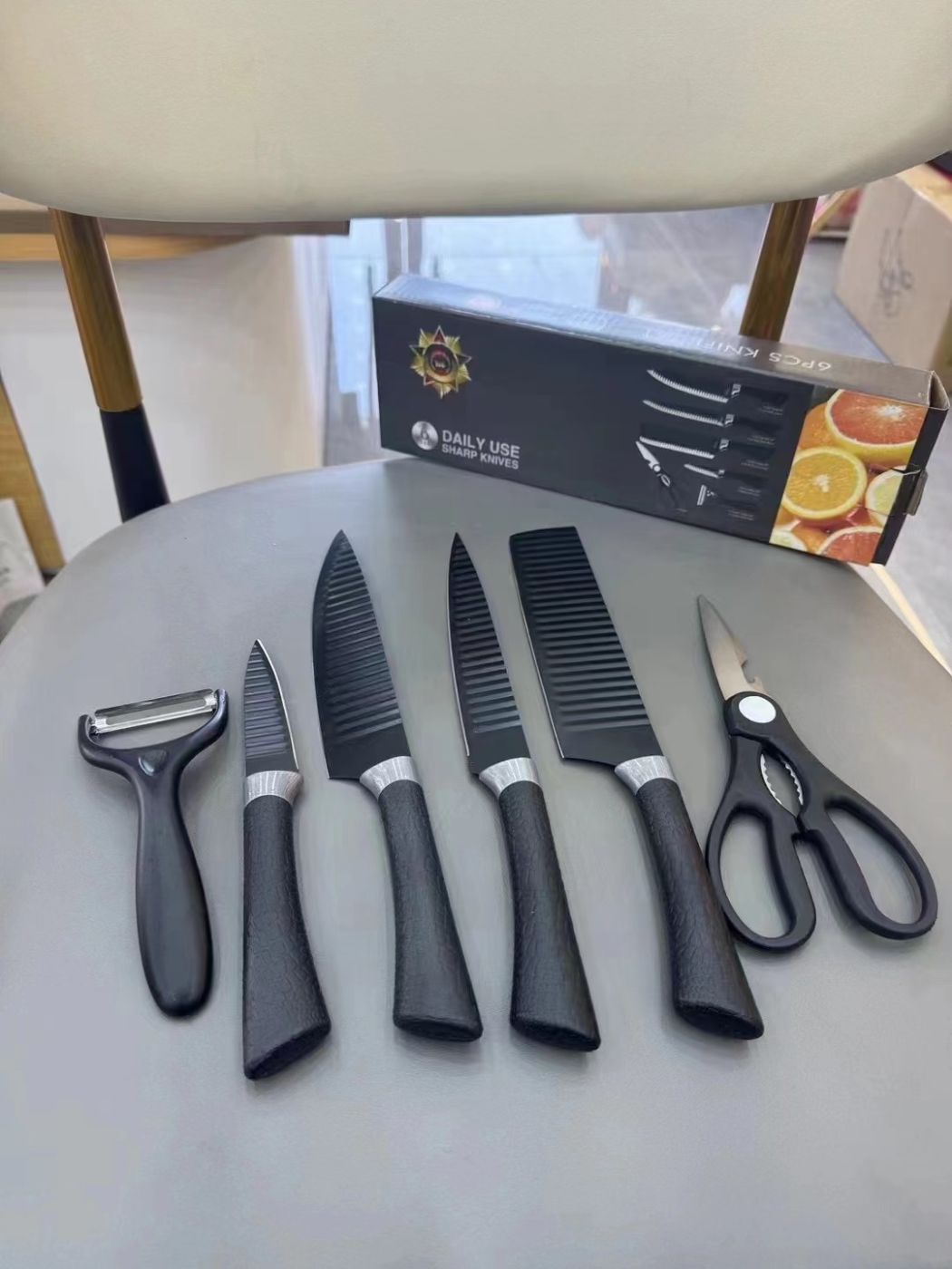 Bộ dao làm bếp 6 món SHARP KNIFE ( Fullbox )