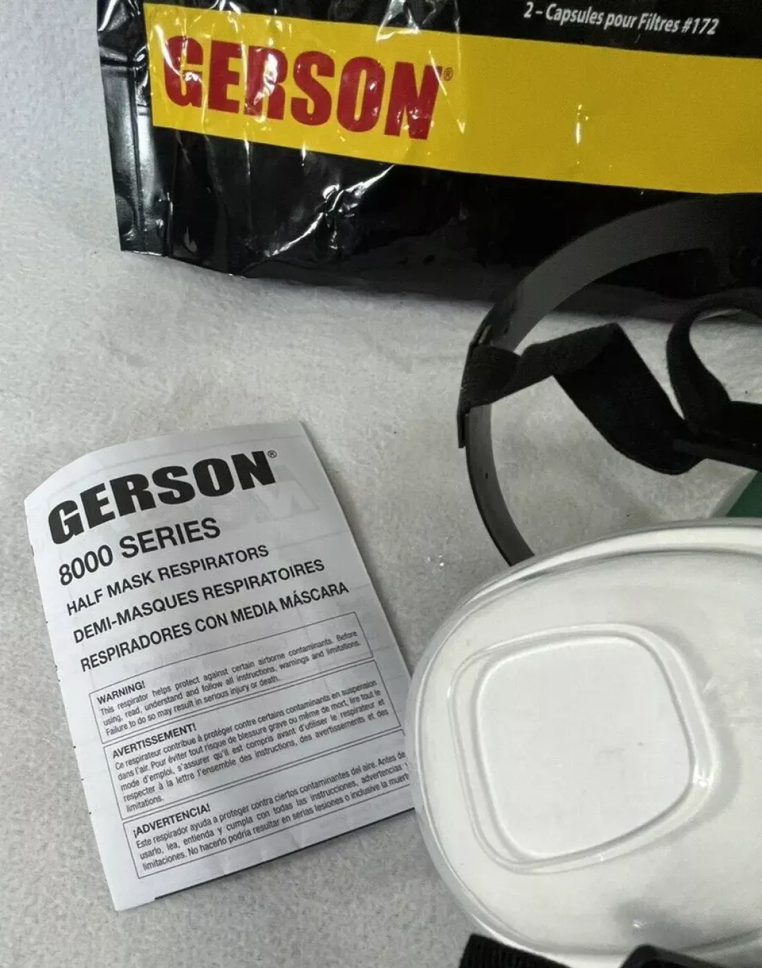 Mặt nạ phòng độc , chống khói bụi , sơn , thuốc sâu…hãng Gerson (hàng Mỹ )