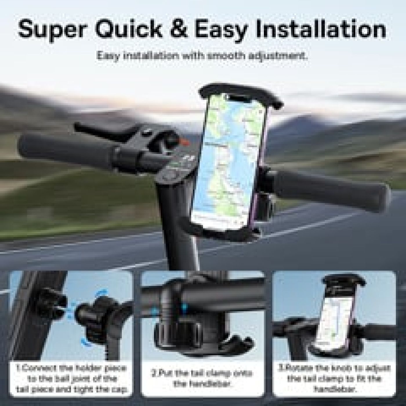 Giá đỡ điện thoại Baseus QuickGo Series Bike Phone