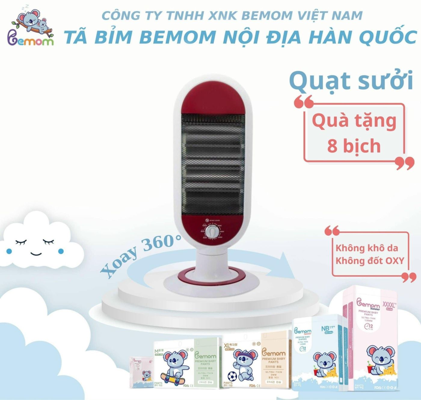 Bỉm Nội địa Hàn Quốc BEMON