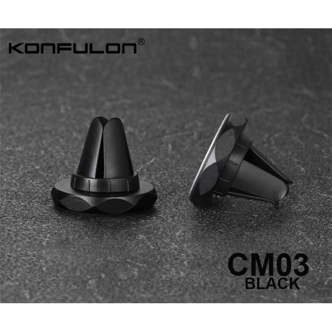 Đế gắn điện thoại nam châm Konfulon CM03 trên ô tô