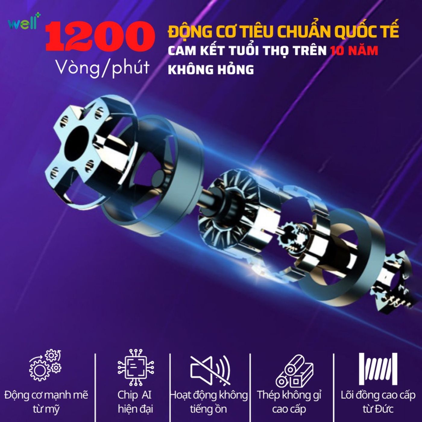 Máy cạo râu XuYang hàng nội địa Trung, tốc độ quay 6000v/p thiết kế kim loại kháng nước