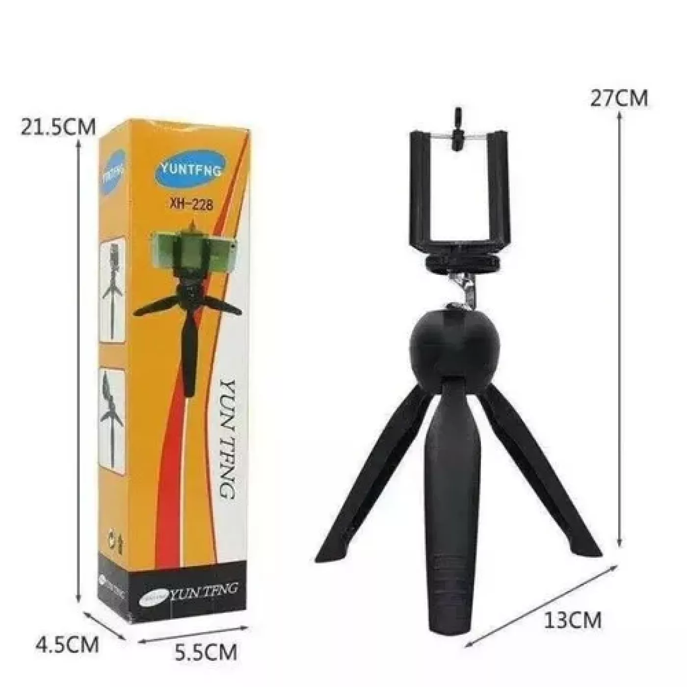 [Shopee 25k] Tripod 3 chân mini kep điện thoại, máy ảnh, máy chiếu