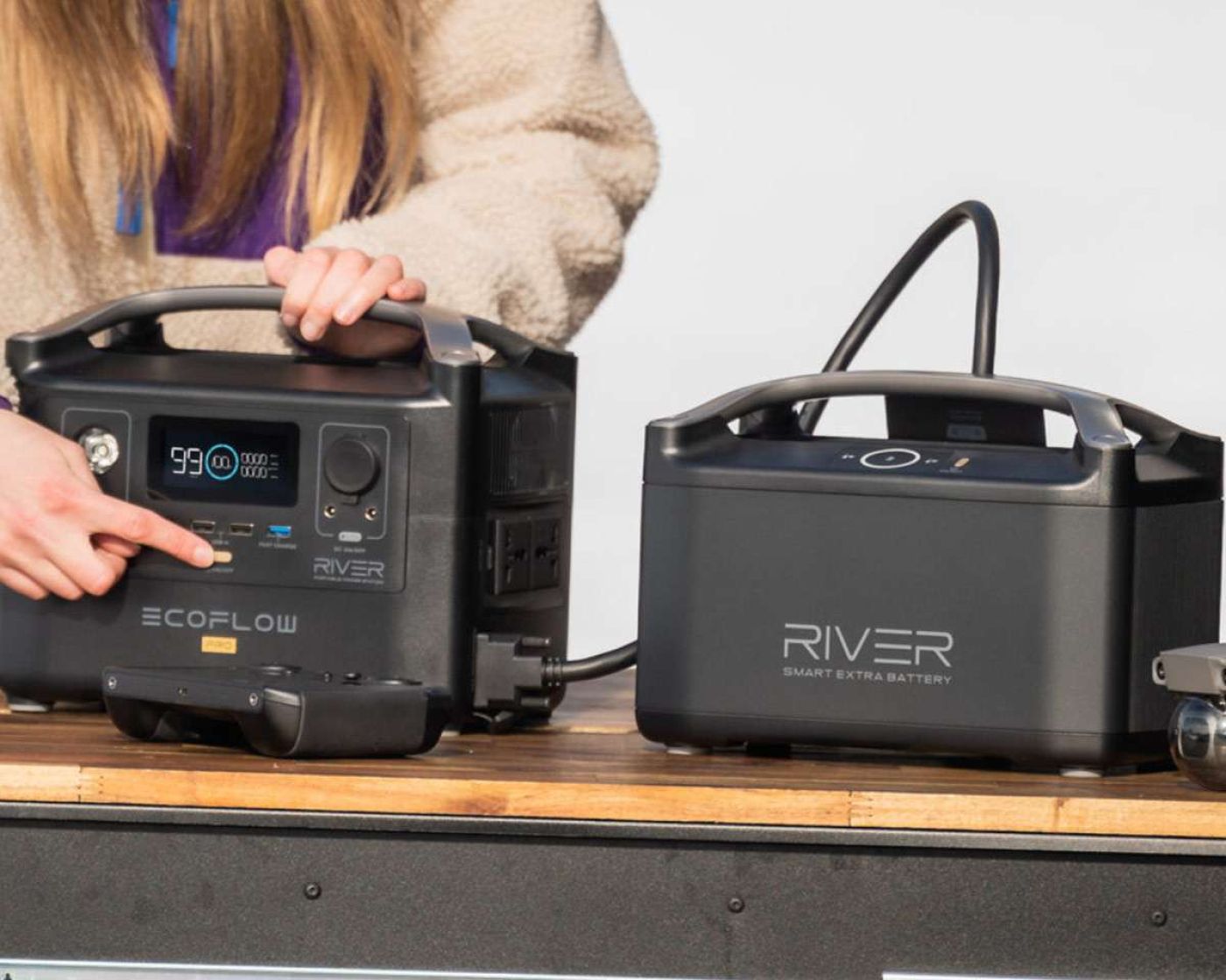 EcoFlow RIVER Pro Extra Battery { Buff pin riêng cho trạm điện ecoflow river pro}
