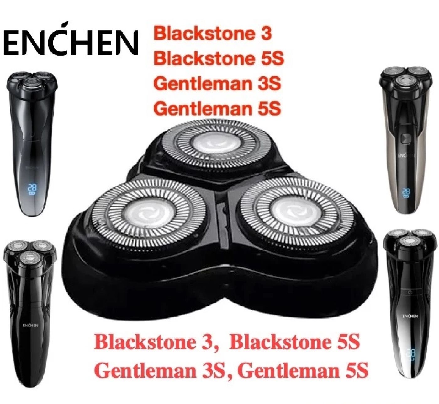 Đầu Cạo Râu Enchen Blackstone 3, Blackstone 5S, Gentleman 3S, Gentleman 5S -Lưỡi dao cạo thay thế