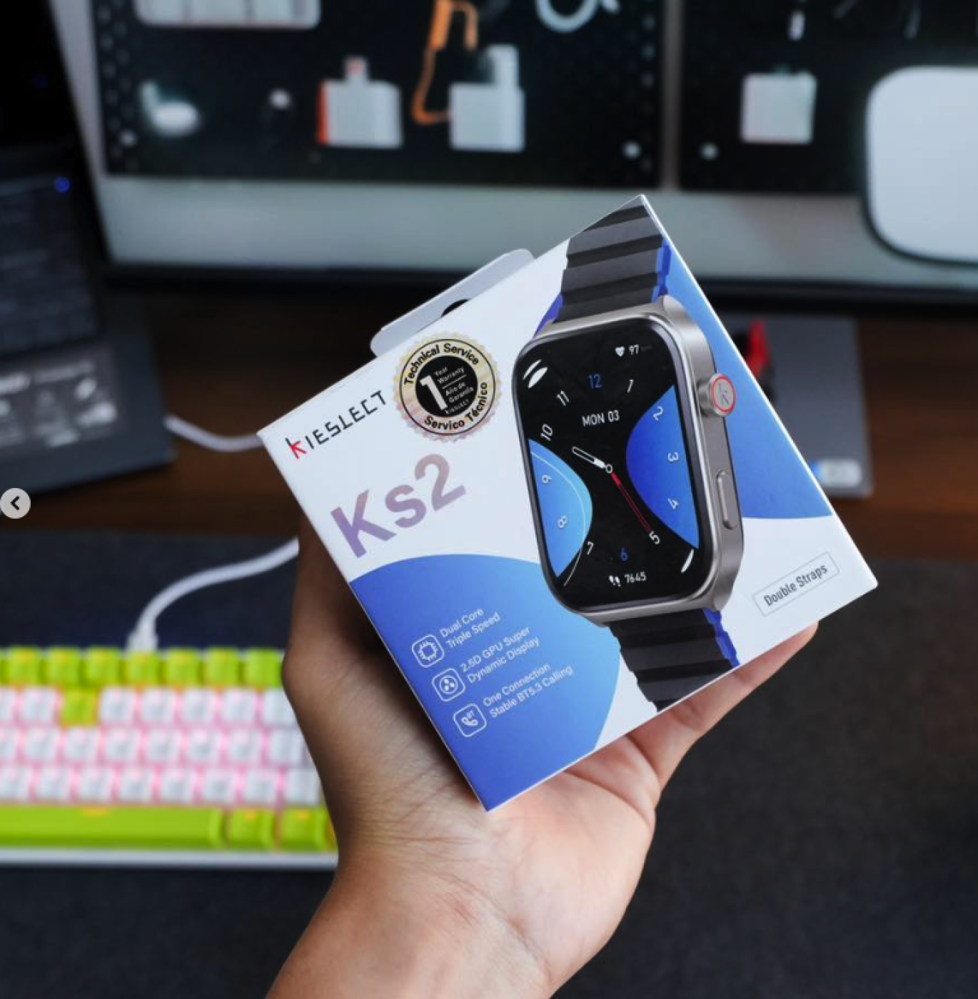 Đồng hồ thông minh Kieslect Ks2 (Bluetooth 2.01, AMOLED 2.01"