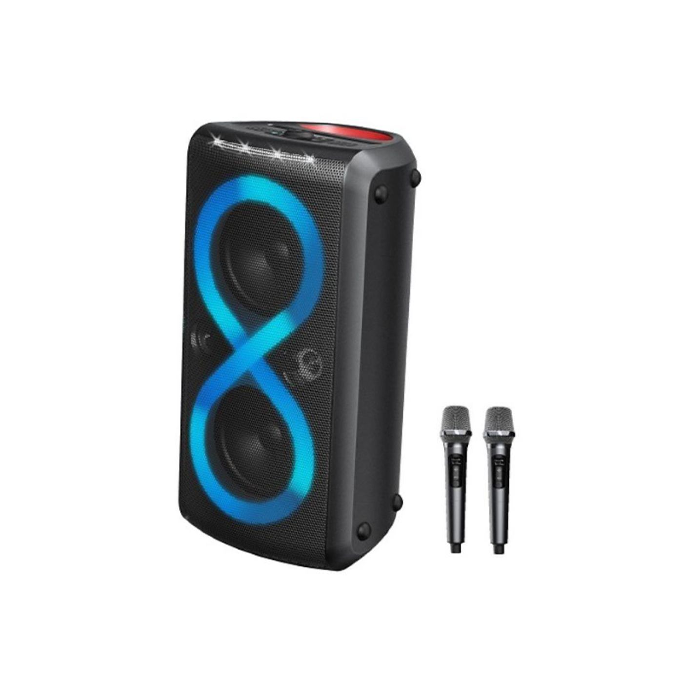 {Order giao 10/7}Loa Karaoke 2 Mic hãng MONSTER Cycle Plus ( Mỹ), Công suất 120W, Bluetooth 5.1 ,TWS