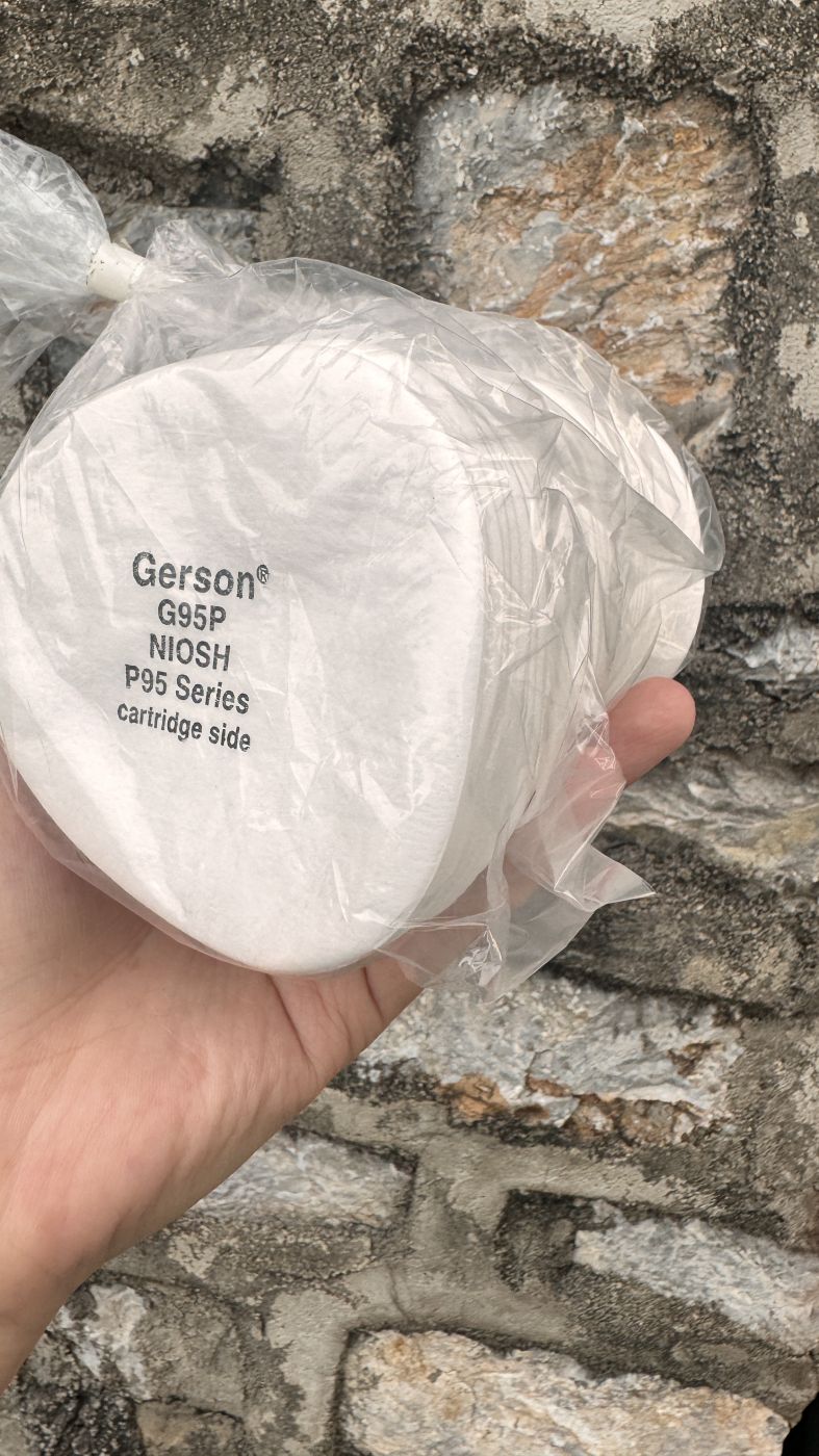 50 chiếc Màng lọc thay thế cho mặt nạ phòng độc Gerson (hàng xuất Mỹ )