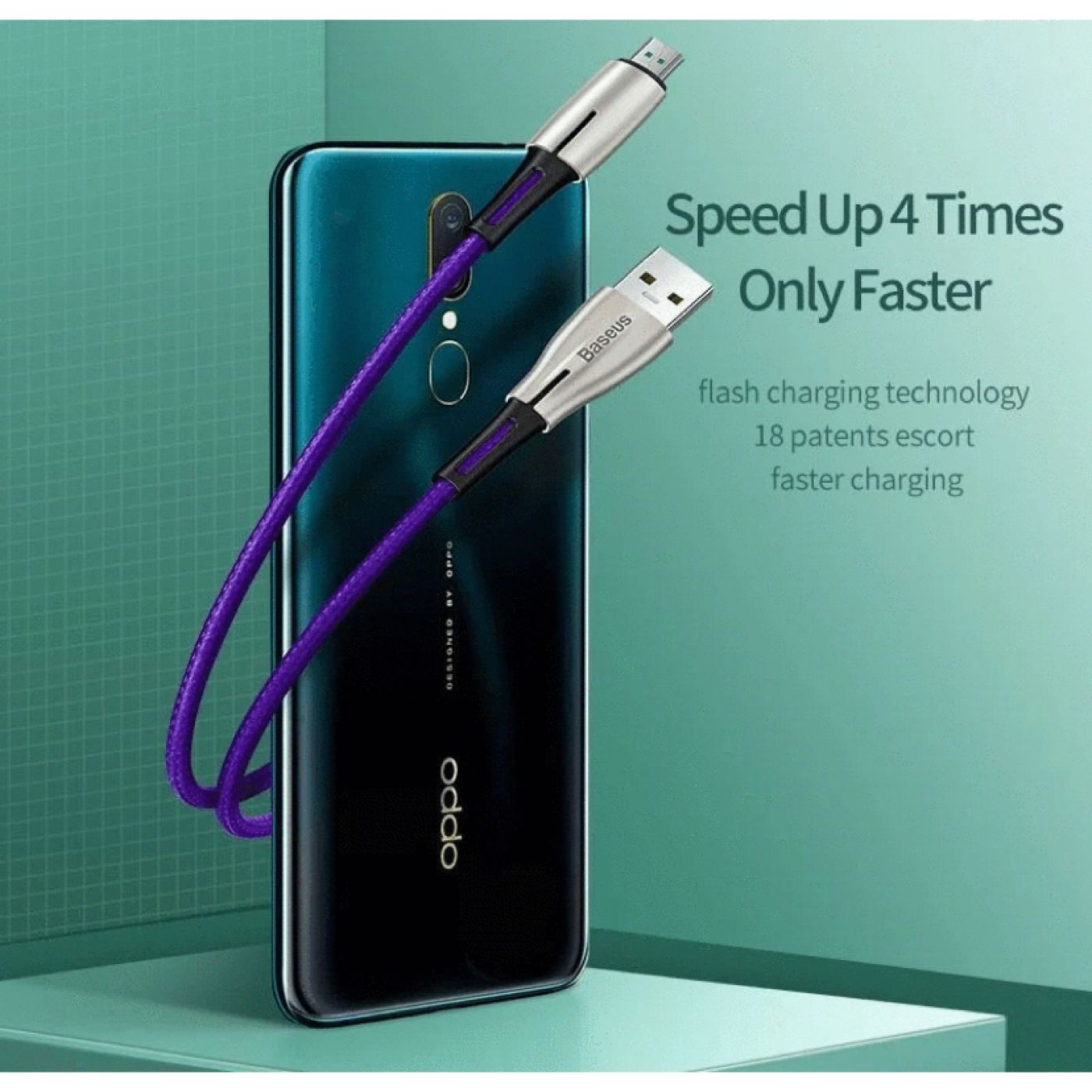 (10 tặng 1) Cáp sạc nhanh siêu bền Baseus Waterdrop Micro USB Cable dùng cho Android Samsung/ Oppo