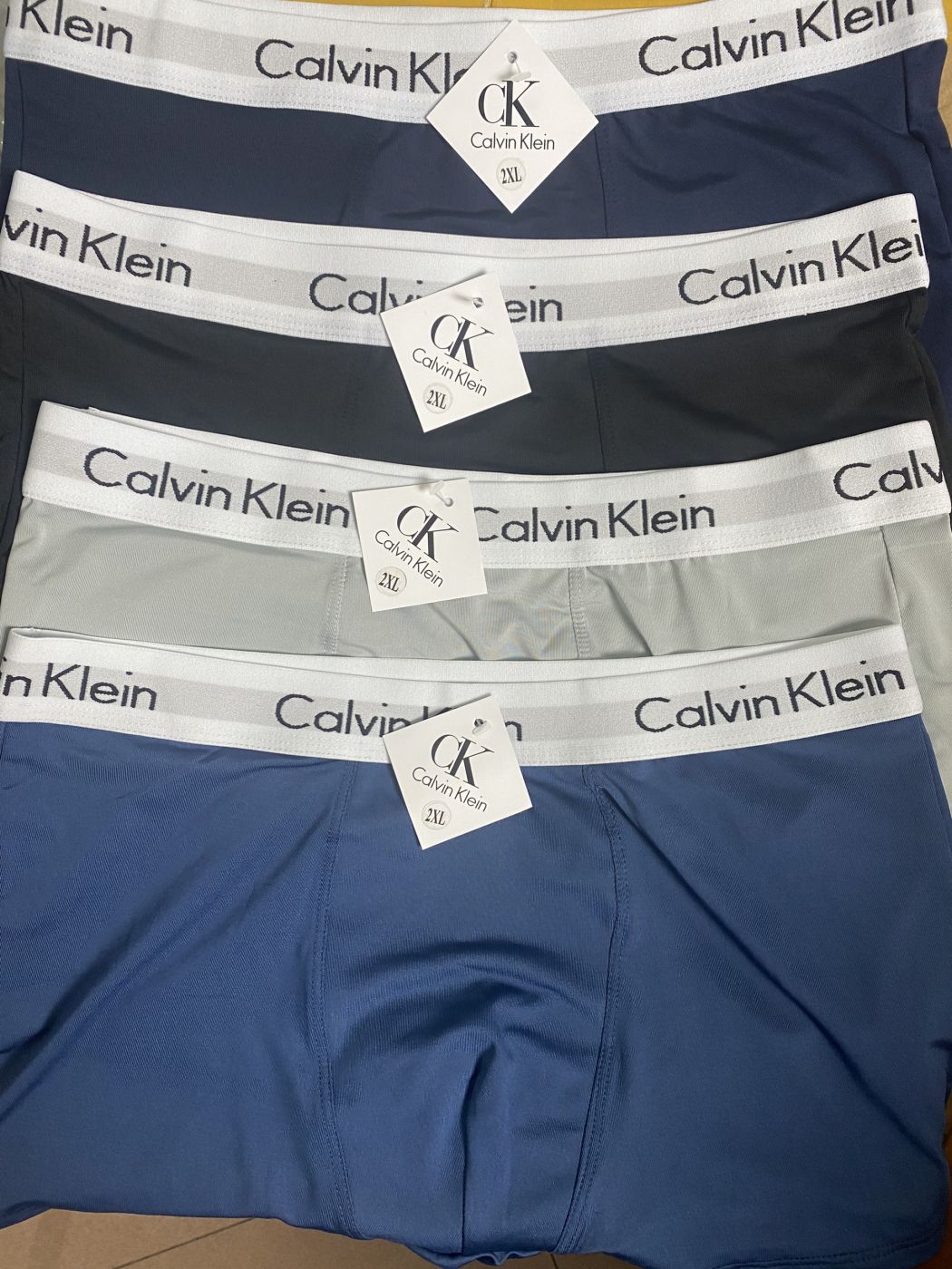 FAKE- Quần sịp nam Calvin Klein, chất thun lạnh co giãn , thoáng mát, cạp chun co giãn