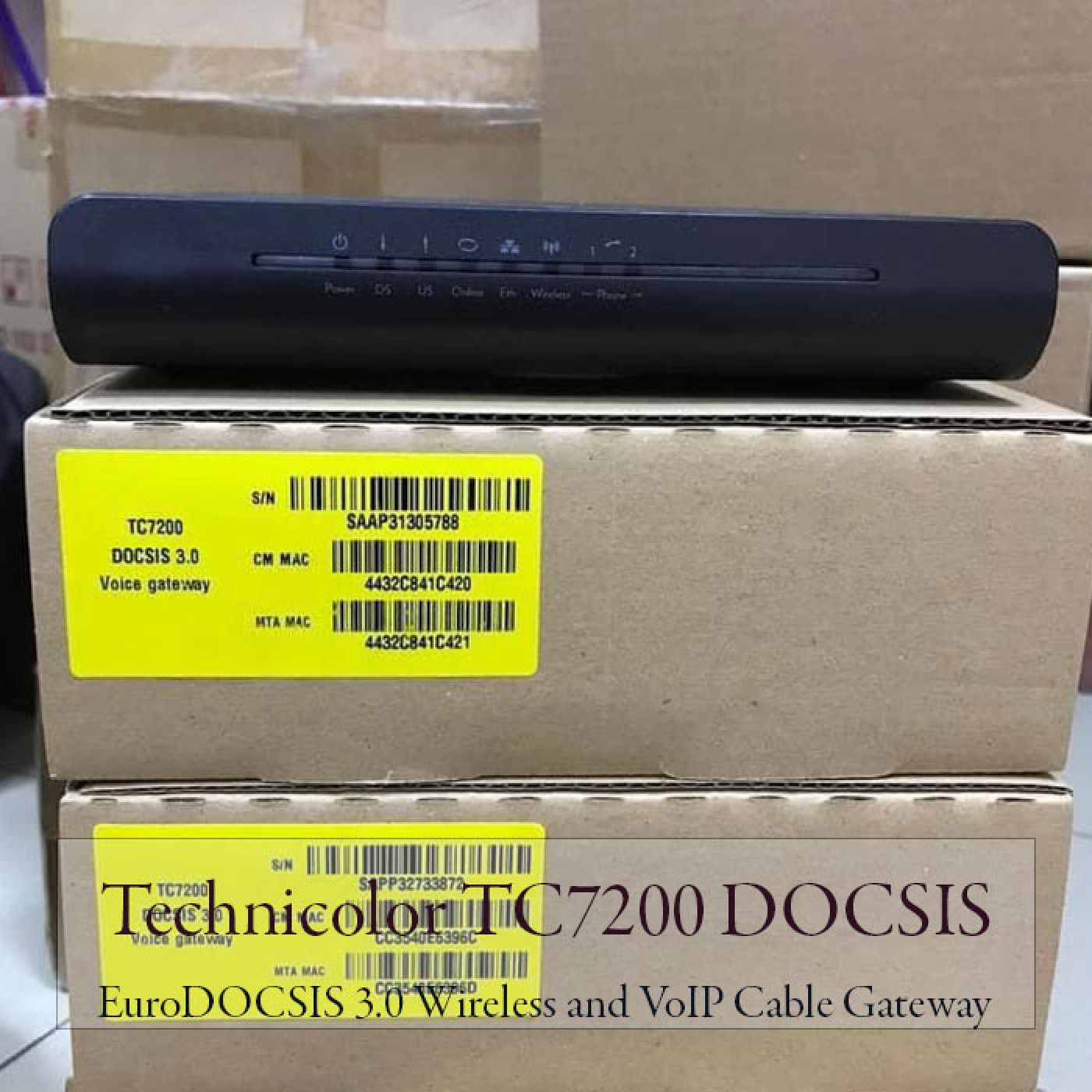 Modem wifi Technicolor TC7200 - Bộ phát wifi không dây dung lượng lớn, băng thông cao.