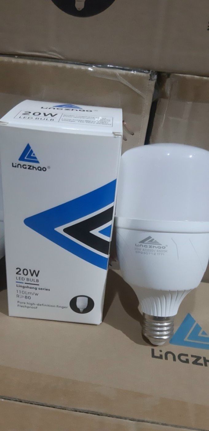 Bóng đèn Led 20wánh sáng trắng Lingzhao bảo hành 2 năm đổi mới