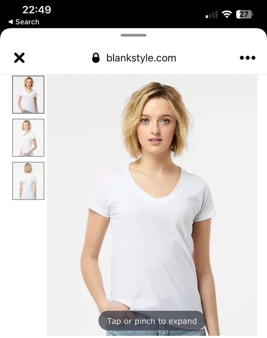 Áo phông nữ cổ tim 100% cotton , trắng size L , hồng size S , M
