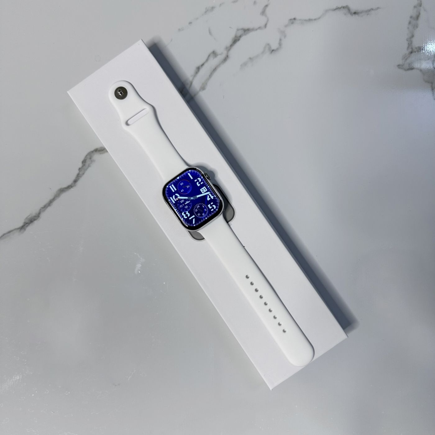 Đồng hồ thông minh Apple Watch Series 9 Rep 1 1 Logo táo 45mm/41mm vỏ thép không gỉ