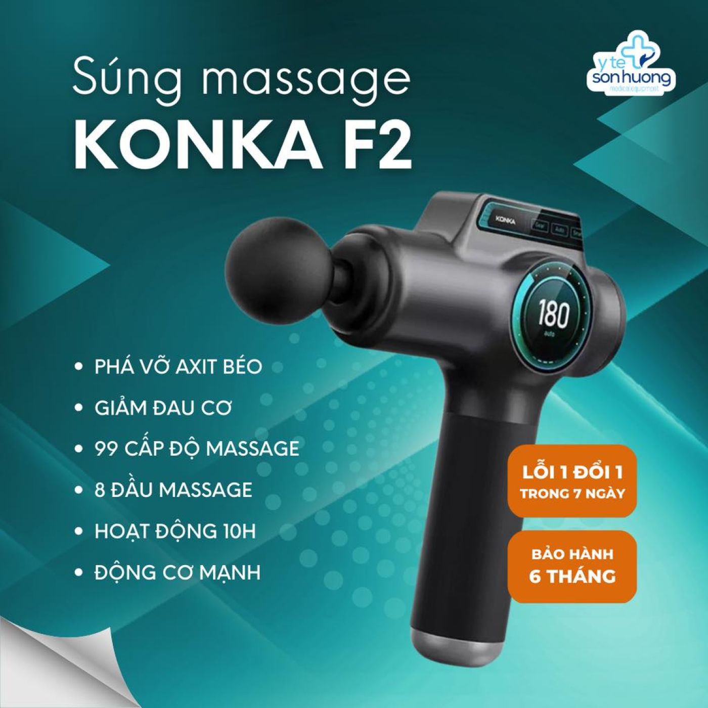 Máy massage cầm tay KONKA F2 chính hãng