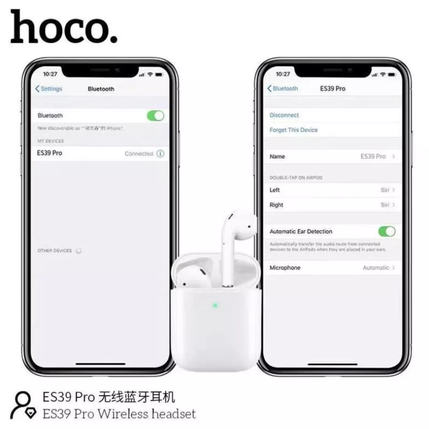 Tai nghe Bluetooth Hoco ES39 Pro-pin 5h
