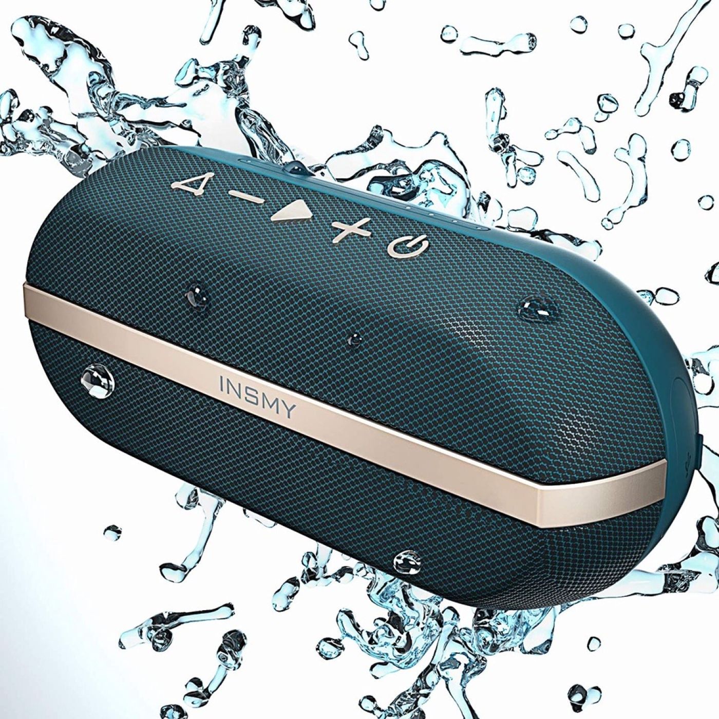 Loa Bluetooth Mini, Loa Bluetooth Bass Mạnh INSMY C30,Pin 4400mAh,Chống Nước IPX7