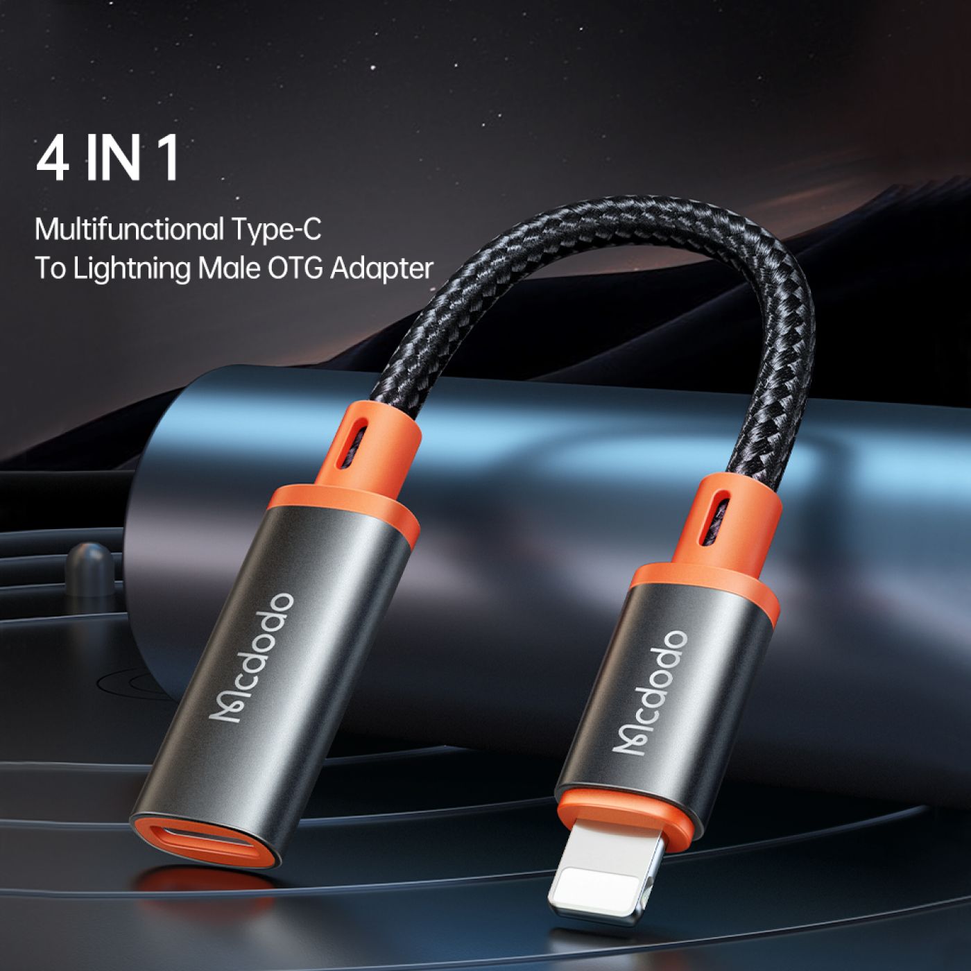 Cáp Chuyển Đổi Mcdodo Castle Series Type-C to Lightning Convertor Cable