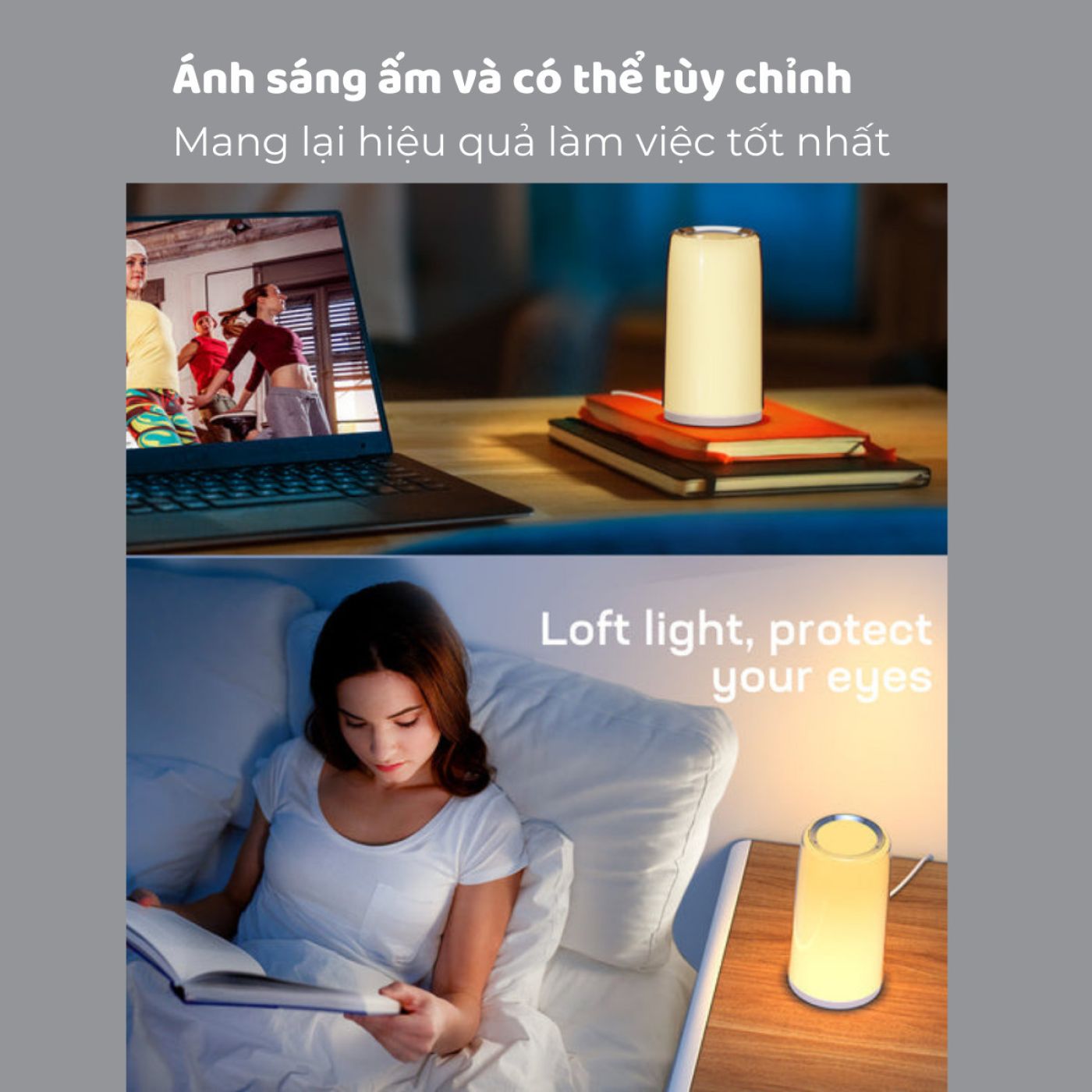 Đèn ngủ thông minh chính hãng Teckin DL31, có chế độ led RGB