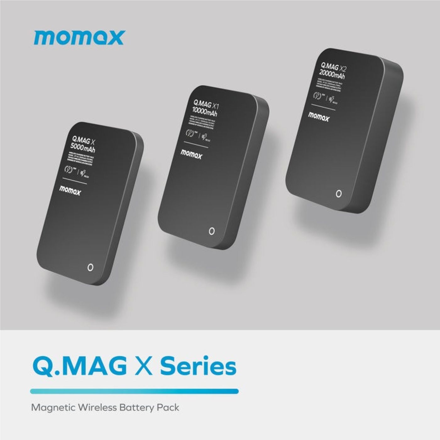 Sạc dự phòng hút từ tính siêu mỏng Momax Q.Mag X 5000mAh IP116