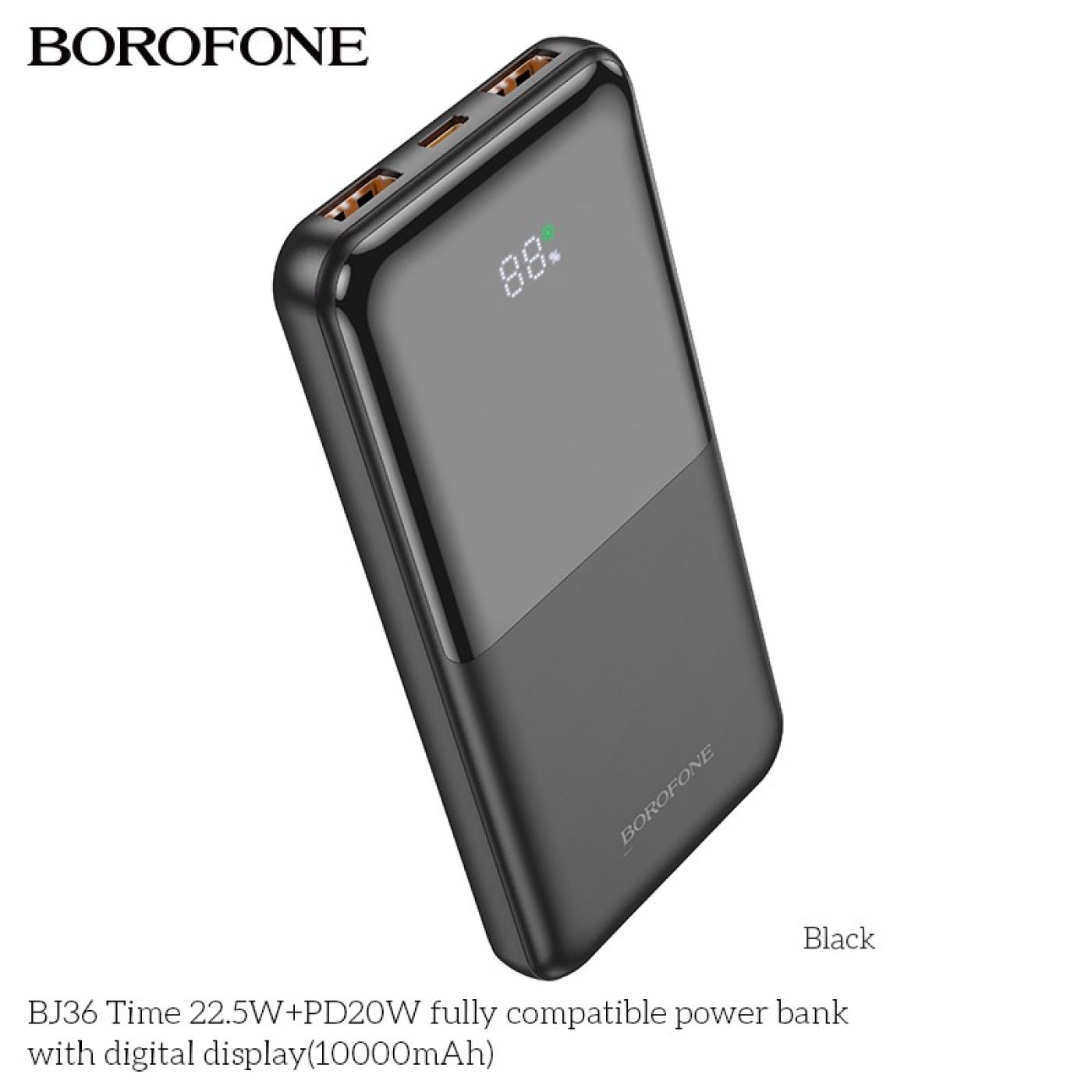 dung lượng: 10000mAh pin tích điện borofone bj36