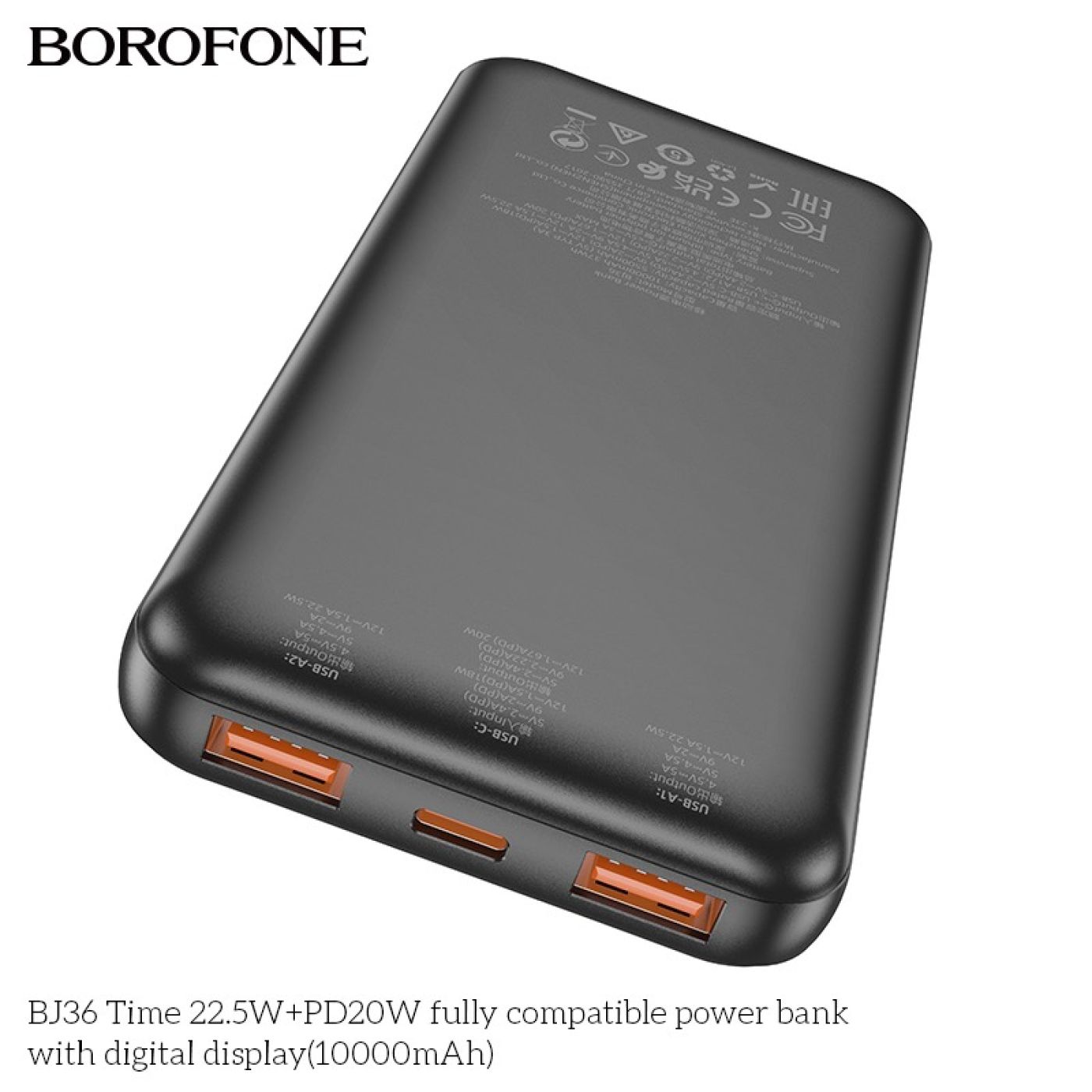 dung lượng: 10000mAh pin tích điện borofone bj36