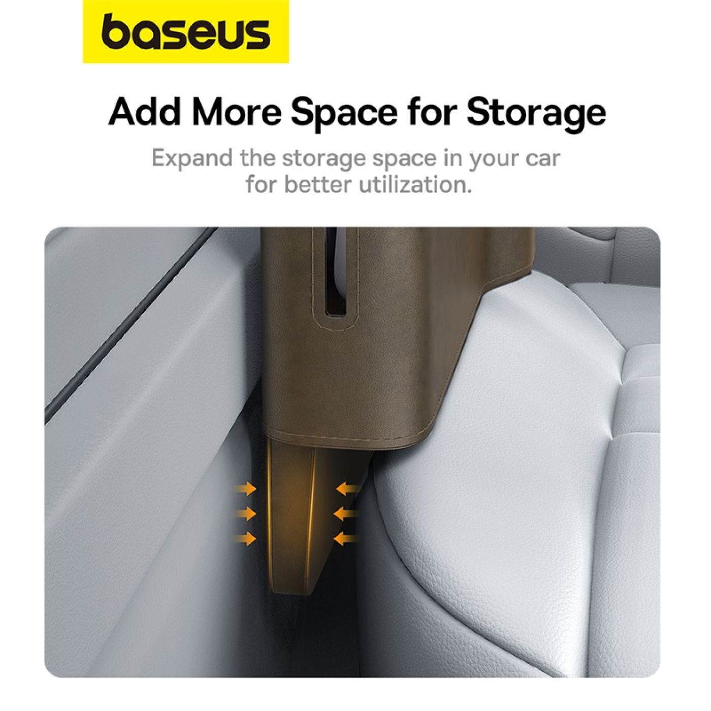 Hộc Đựng Đồ Tiện Ích Trên Xe Ôtô Baseus OrganizeFun Series Car Console Storage Organizer