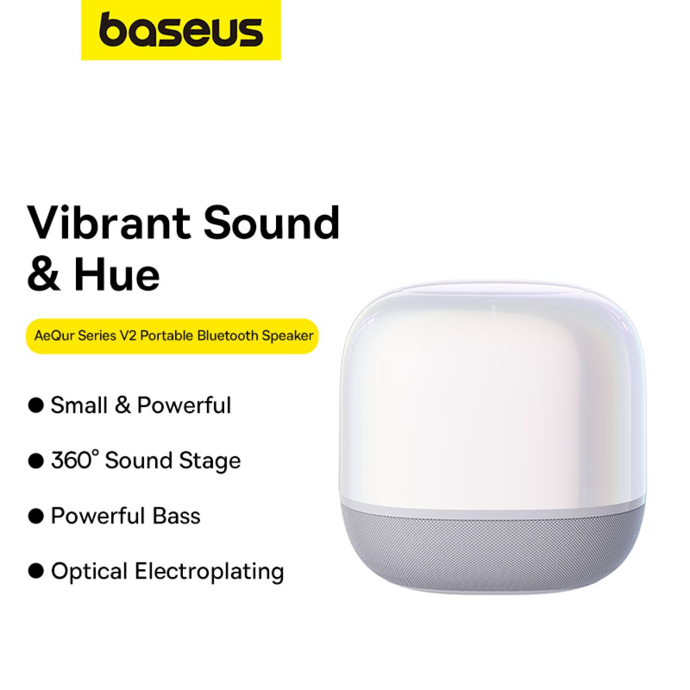 Loa Bluetooth Baseus AeQur V2 Wireless Speaker Midnight