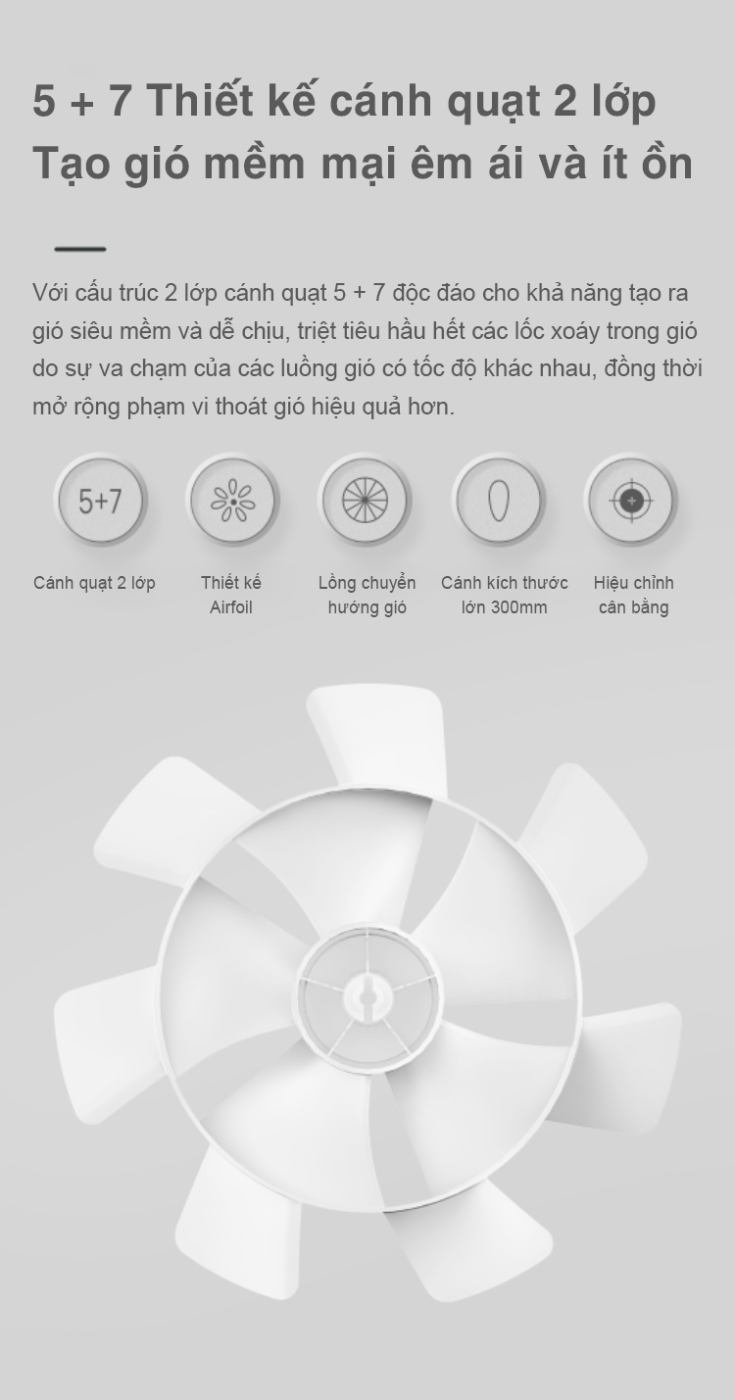 Quạt đứng tích điện Xiaomi Dream Maker Plus có điều khiển