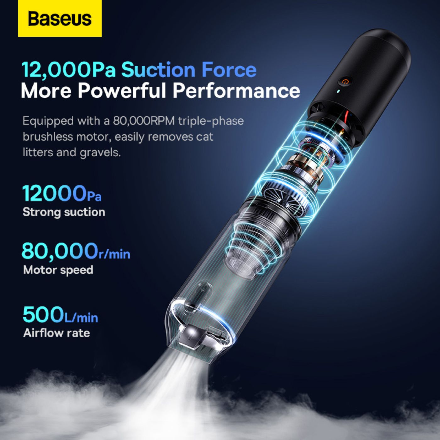 Máy hút bụi cầm tay Baseus A3lite Car Vacuum Cleaner