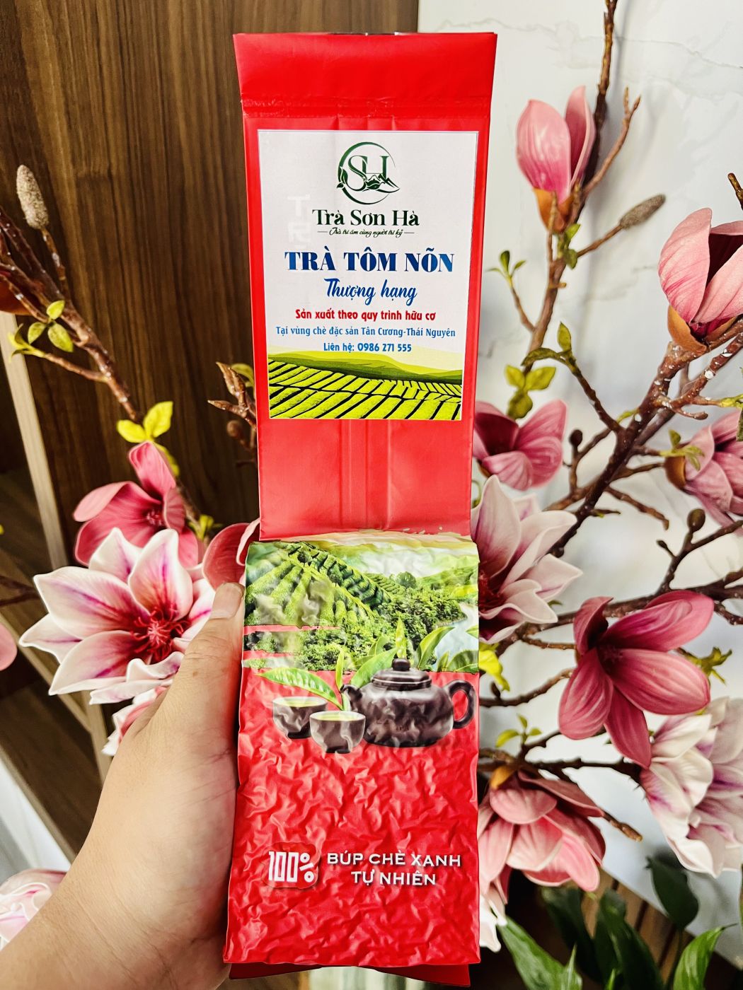 Trà xanh Tôm Nõn Thượng Hạng - 100g