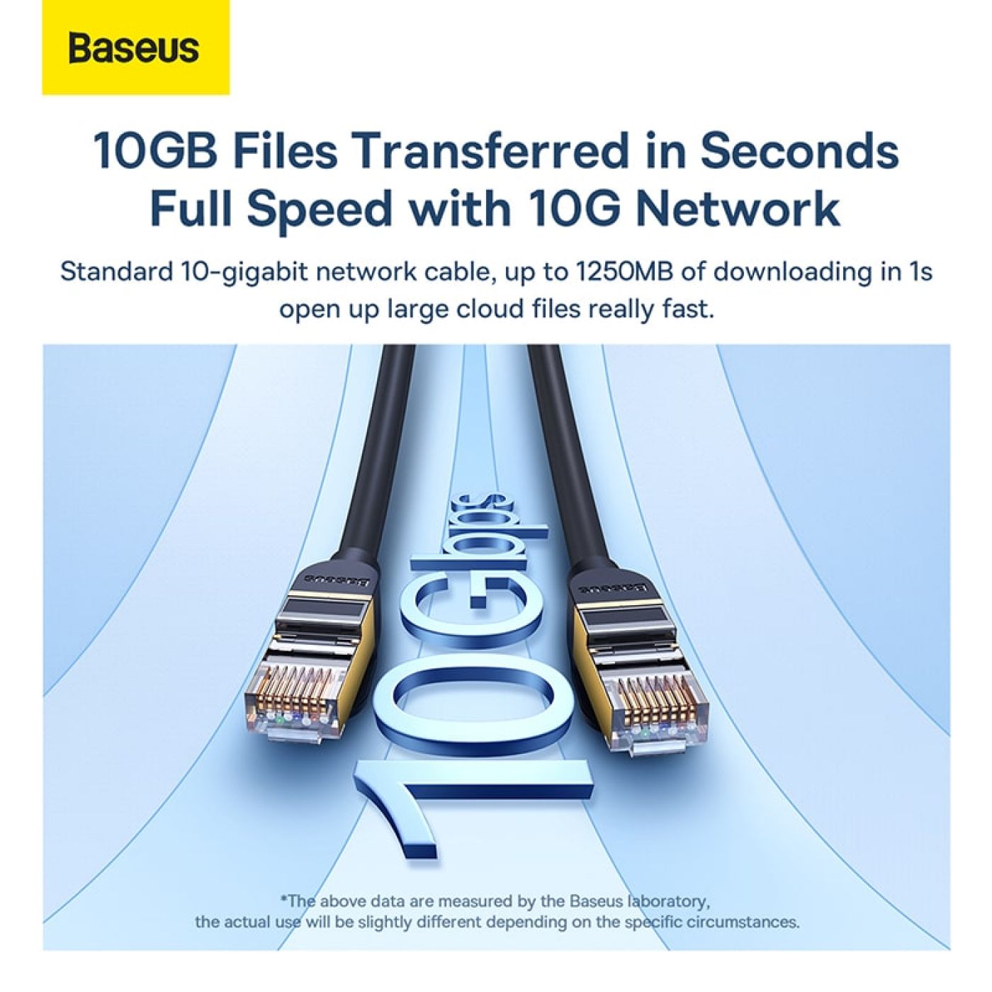 Cáp Mạng 2 Đầu LAN Baseus High Speed 7 types of RJ45 10Gigabit network cable