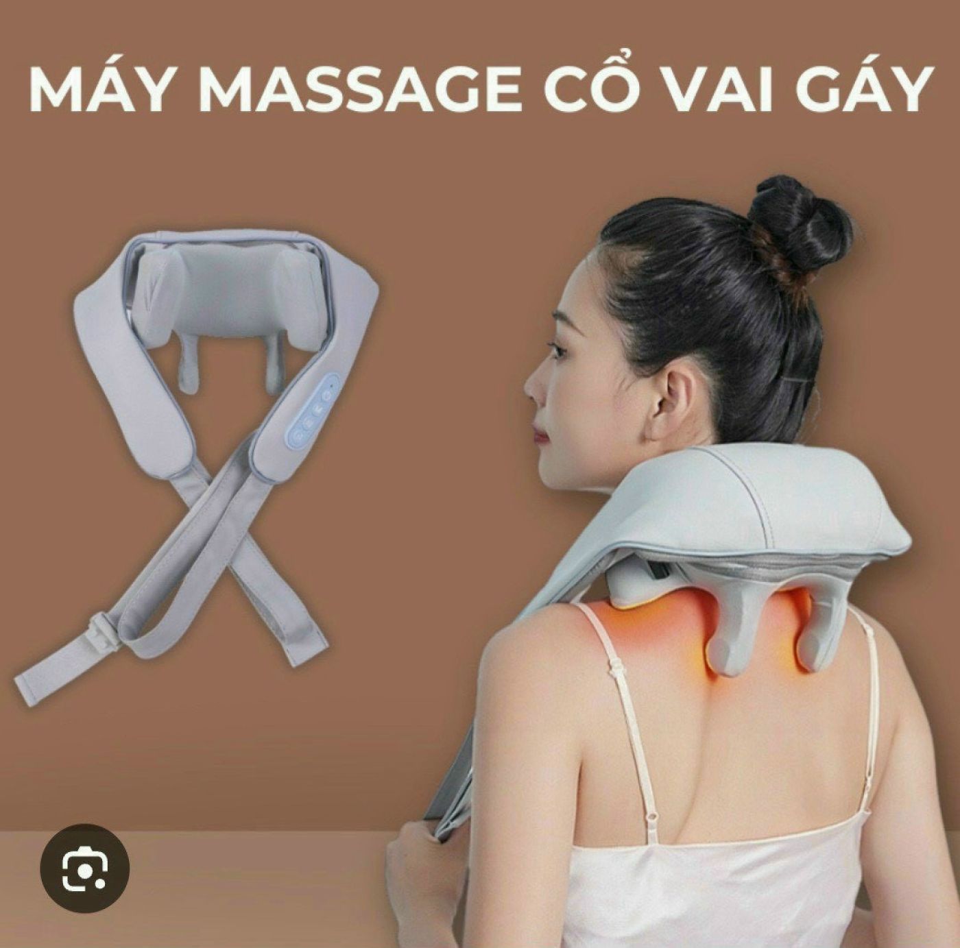 Máy Massage 5D (FH-518) không dây đa năng cho cổ vai gáy , lưng , đùi....
