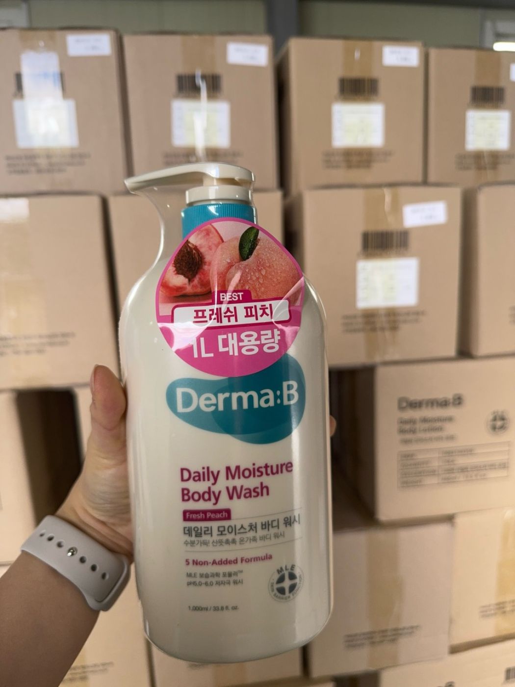 Sữa Tắm Cấp Ẩm Derma:B Moisture Body Wash ❤️ 1000ml