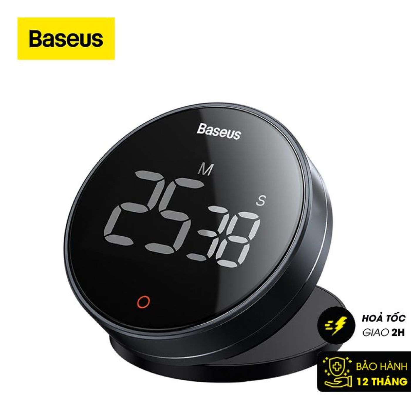 Đồng hộ hẹn giờ đếm ngược Baseus Heyo Rotation LED Countdown Timer