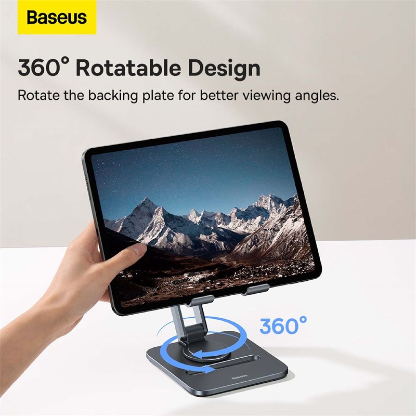 Giá Đỡ Máy Tính Bảng Baseus Desktop Biaxial Foldable Metal Stand (for Tablets)