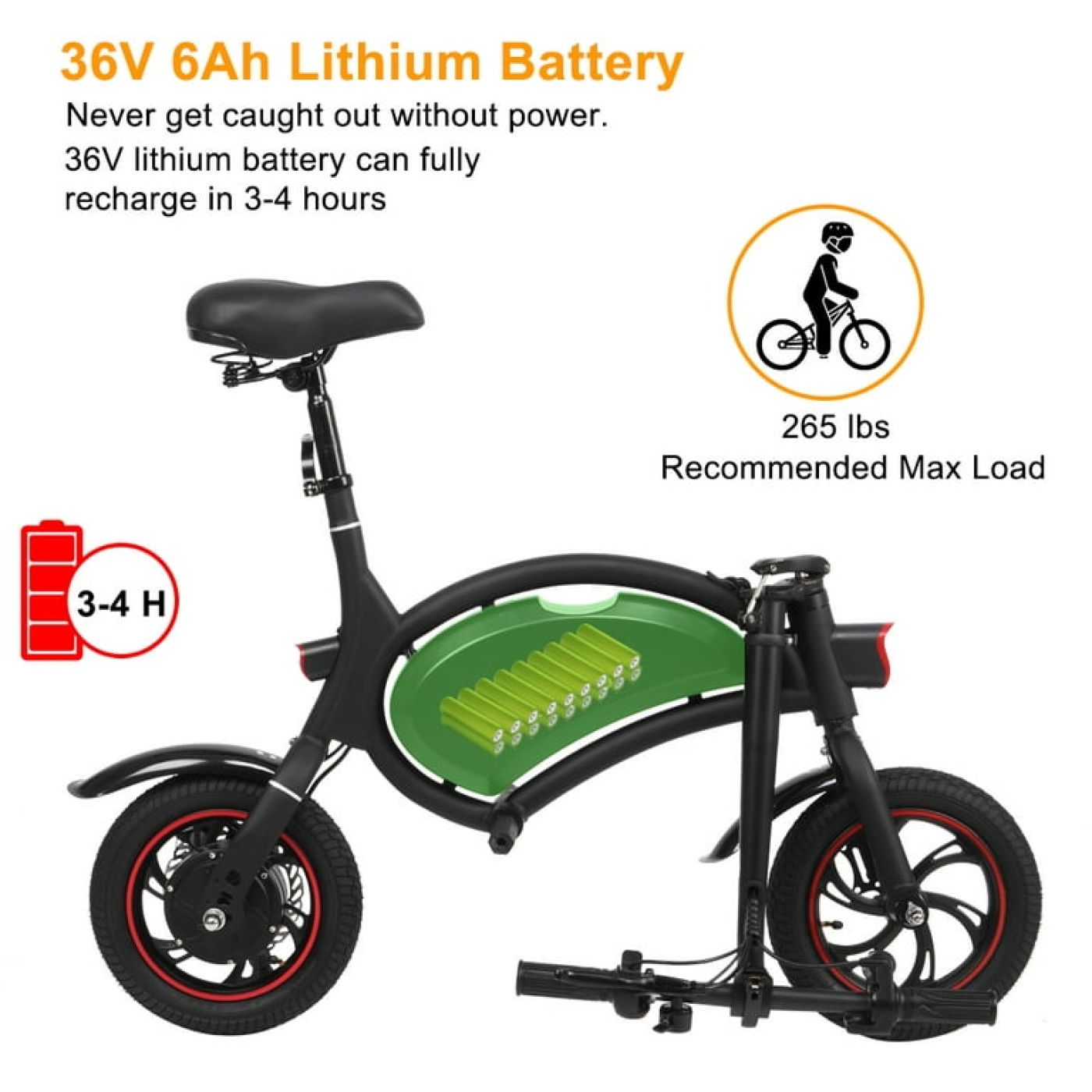 Xe đạp điện gập gọn LEADZM ( Hàng Walmart Mỹ )