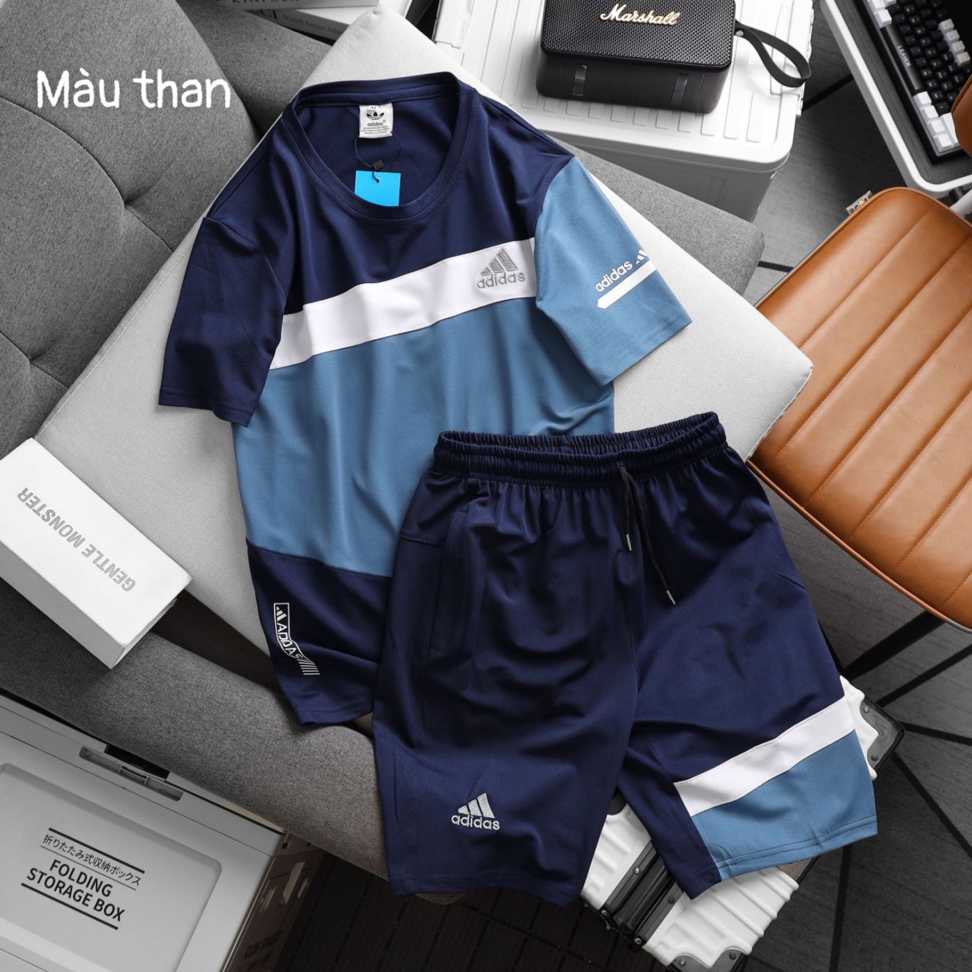 Áo Adidas phối màu cực chất cho Nam, thời trang hè cục sành điệu