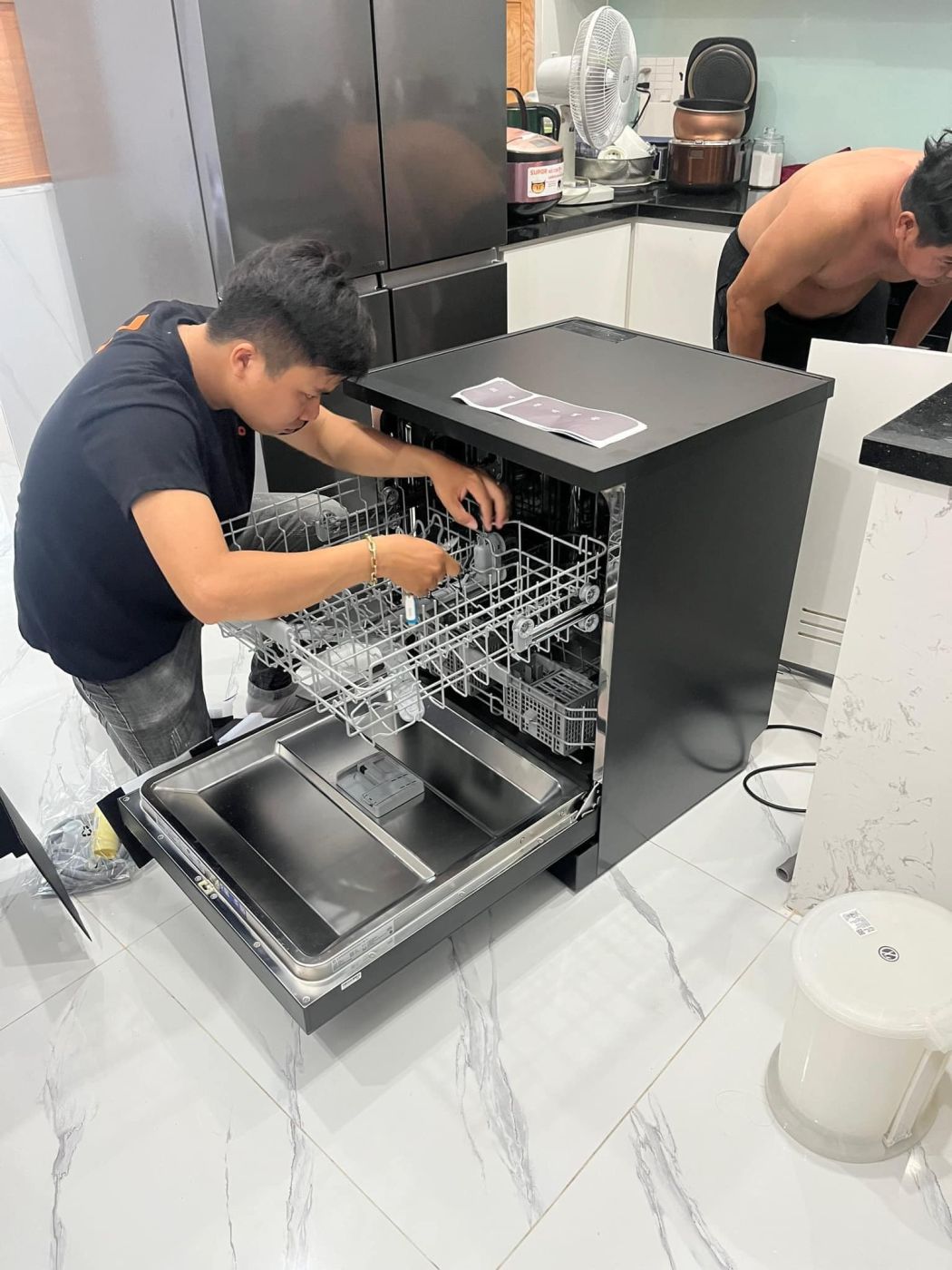 Máy rửa bát, rửa chén 16 bộ Xiaomi Mijia N1 Smart Dishwasher – Khử trùng đa năng, diện tích lớn