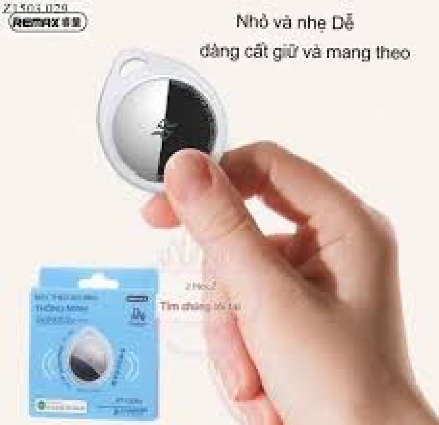 Định Vị GPS Mini Droptag Remax RT G2302 Định Vị Toàn Cầu Không Cần Lắp Sim Tích Hợp Còi B