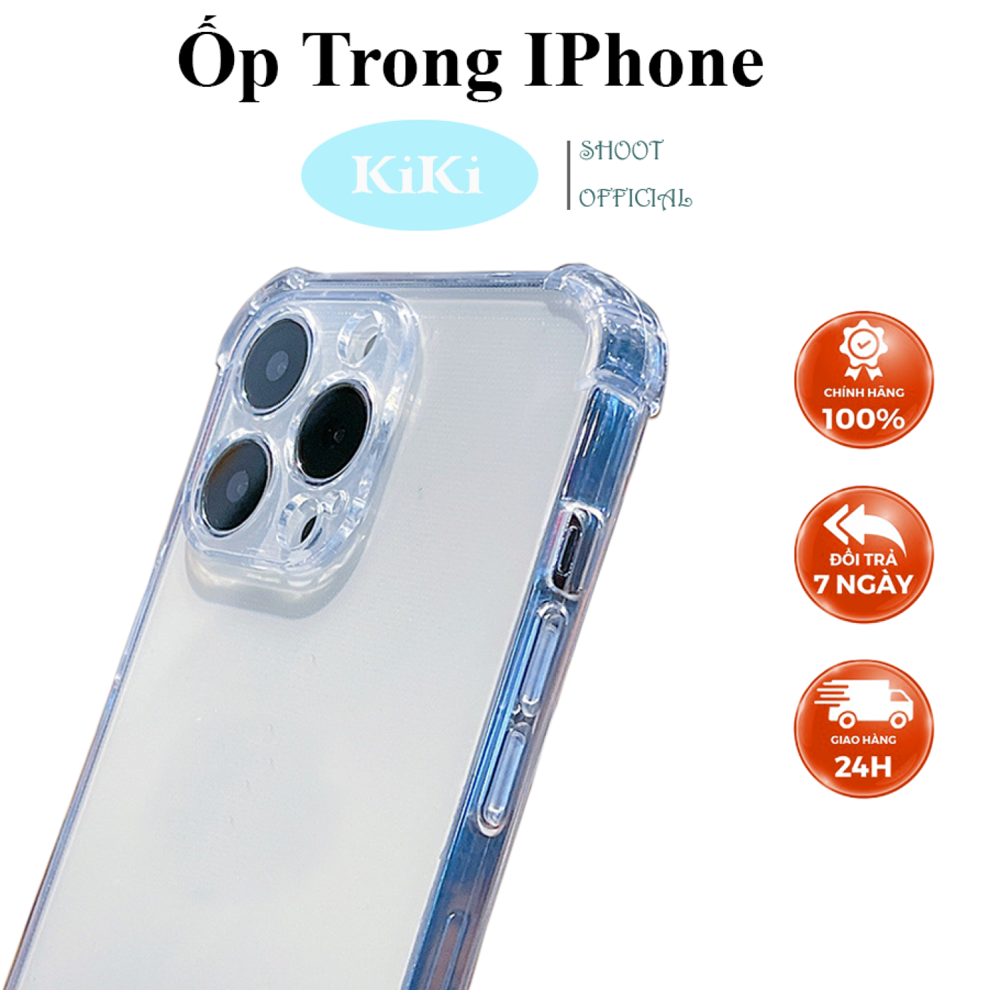 Ốp trong suốt iphone, ốp chống sốc bản Cao Cấp cho IP 6 6s 7 8 Plus SE X XS XS Max 11 12 13 14 Plus