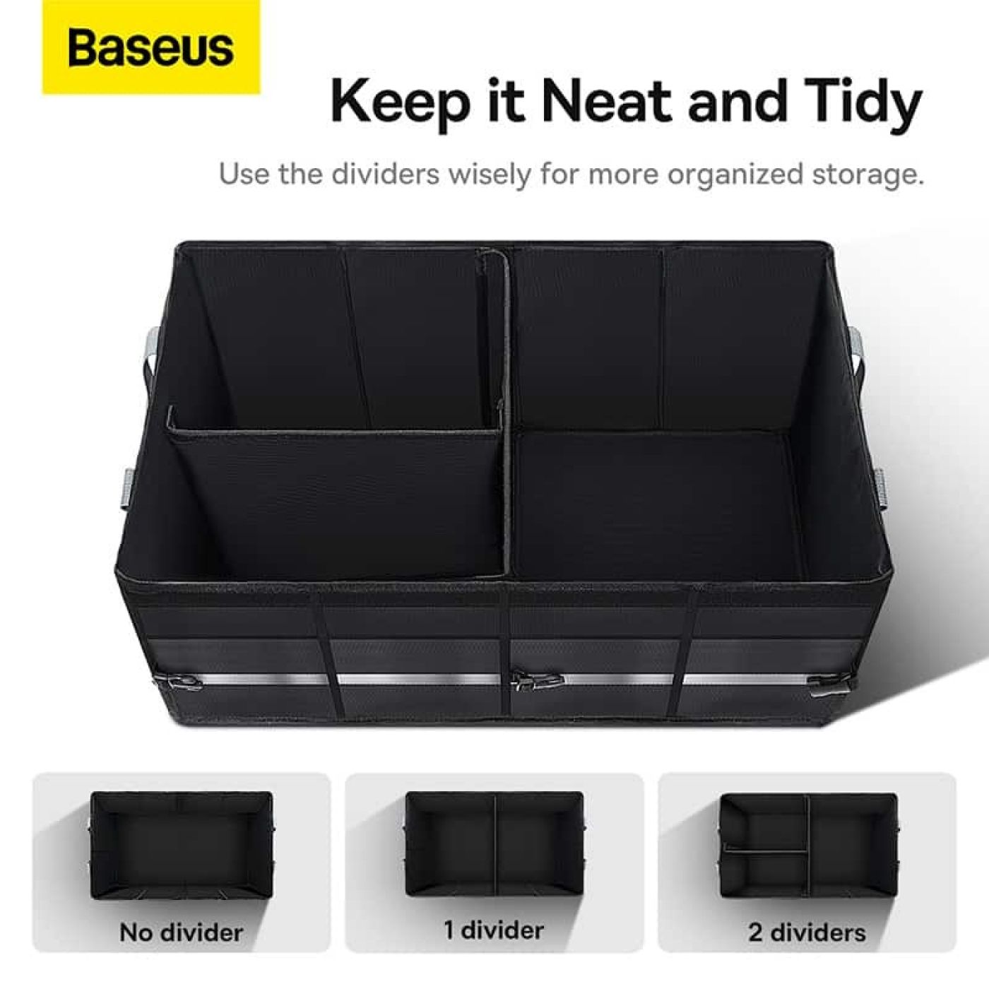 Túi đựng đồ Baseus OrganizeFun Series 60L (có thể gập lại, dùng trên ô tô, Vải Oxford chống thấm)