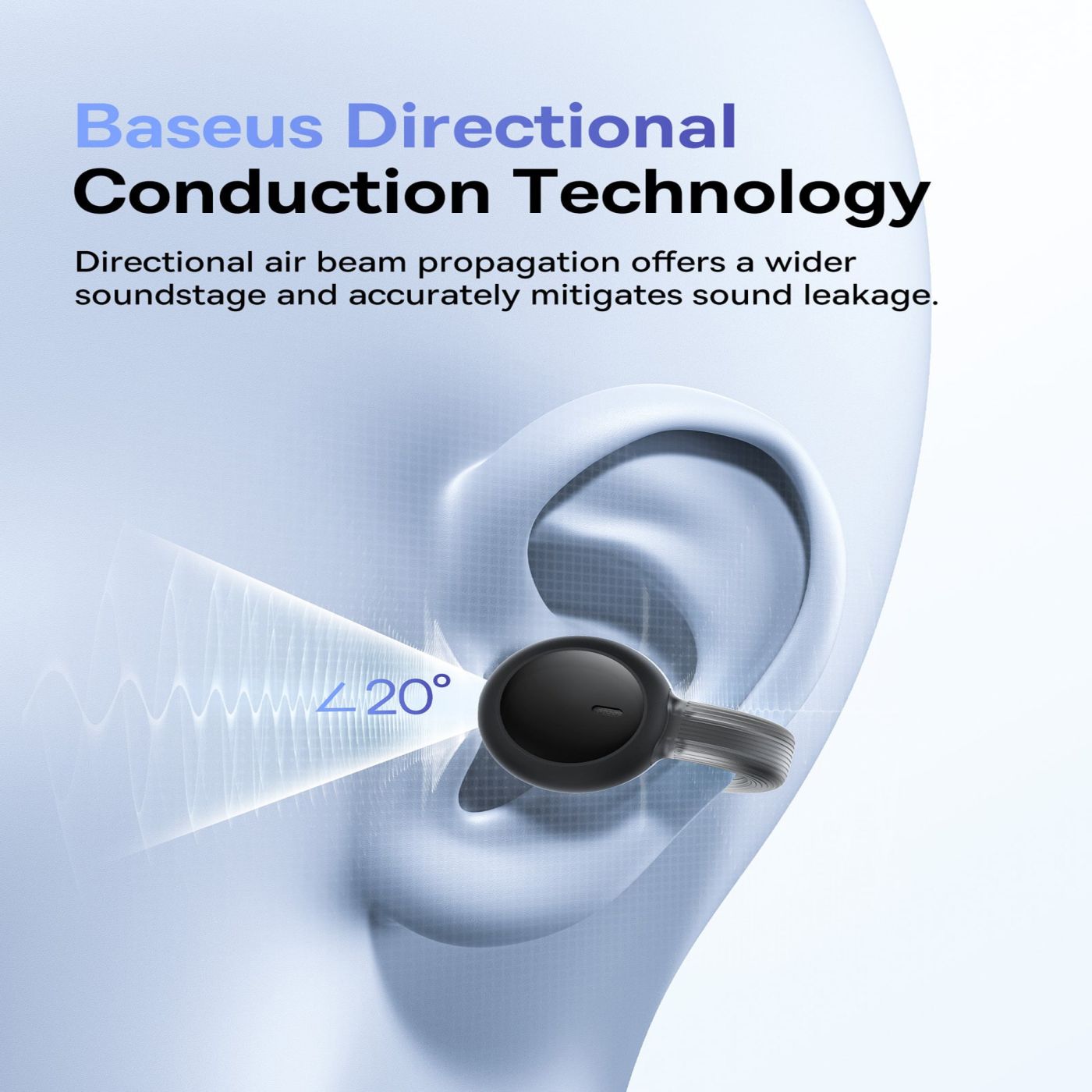 Tai nghe Bluetooth Baseus AirGo 1 Ring Open-Ear TWS Earbuds