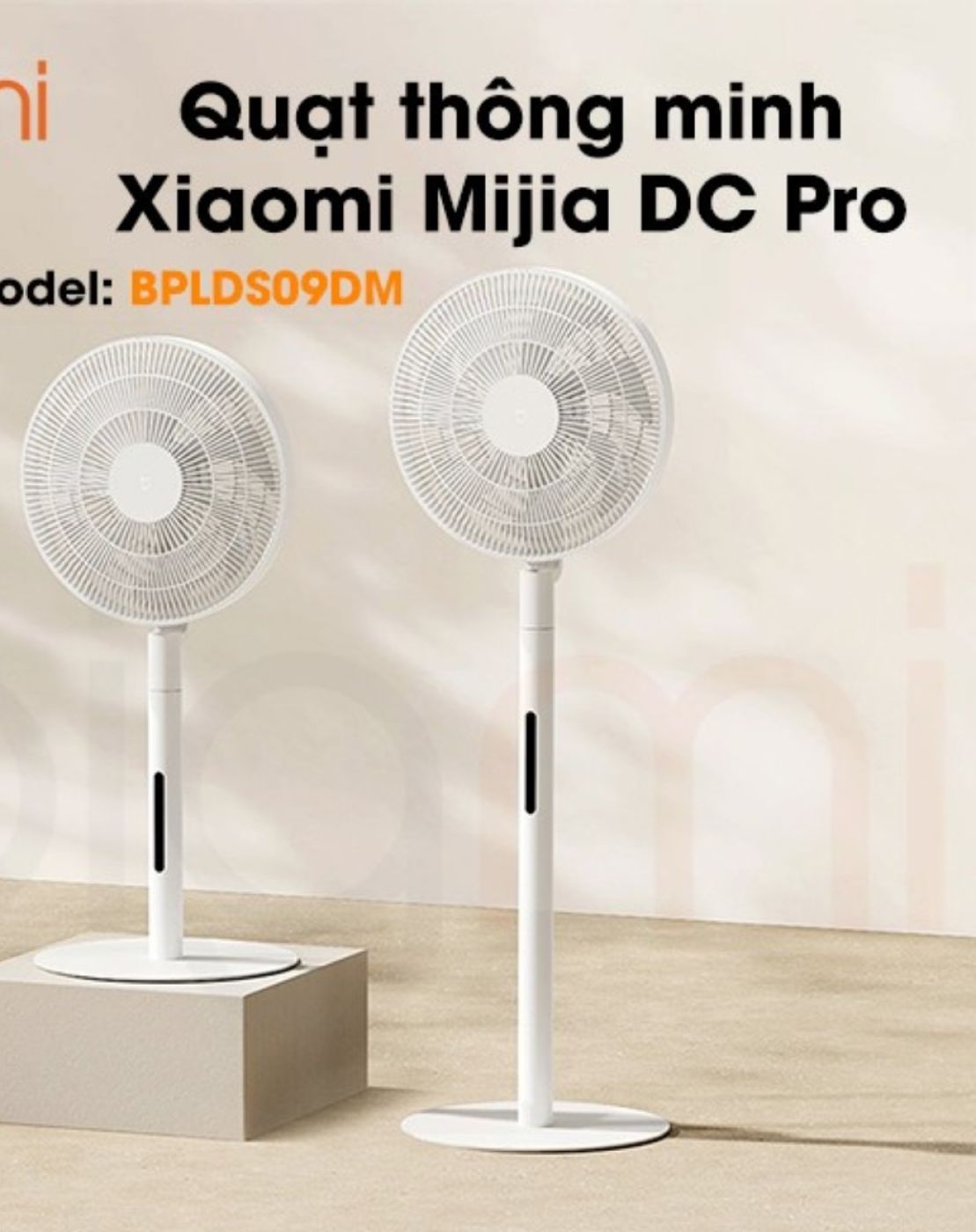 Quạt đứng siêu tiết kiệm điện DC Inverter Xiaomi Mijia Pro BPLDS09DM